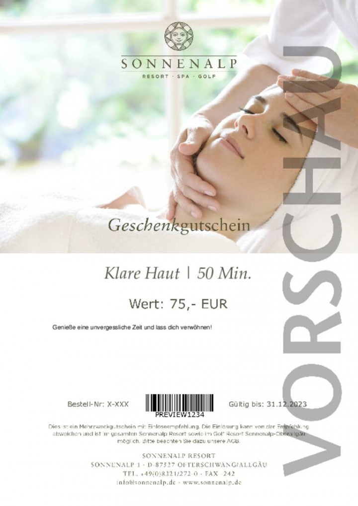 Klare Haut (ab 12 Jahre) | 50 Min.