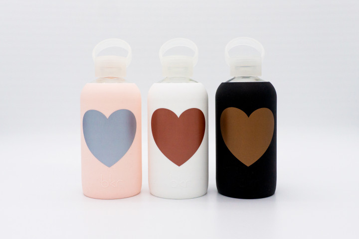 bkr Glasflasche im Herzdesign | bkr